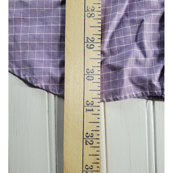 Ralph Lauren Polo Men's Yarmouth Button Down Purple Check Dress Shirt 15.5 34/35 - Picture 5 of 9